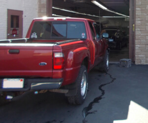 Truck repair at Mengel-DaFonte Auto Body Inc in Holyoke, MA.